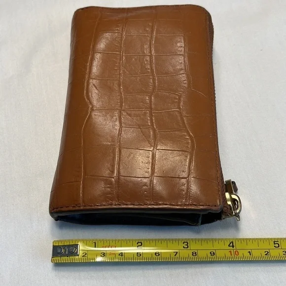 VTG Lauren Ralph Lauren leather wallet 2-sided zip expandable - Picture 13 of 15